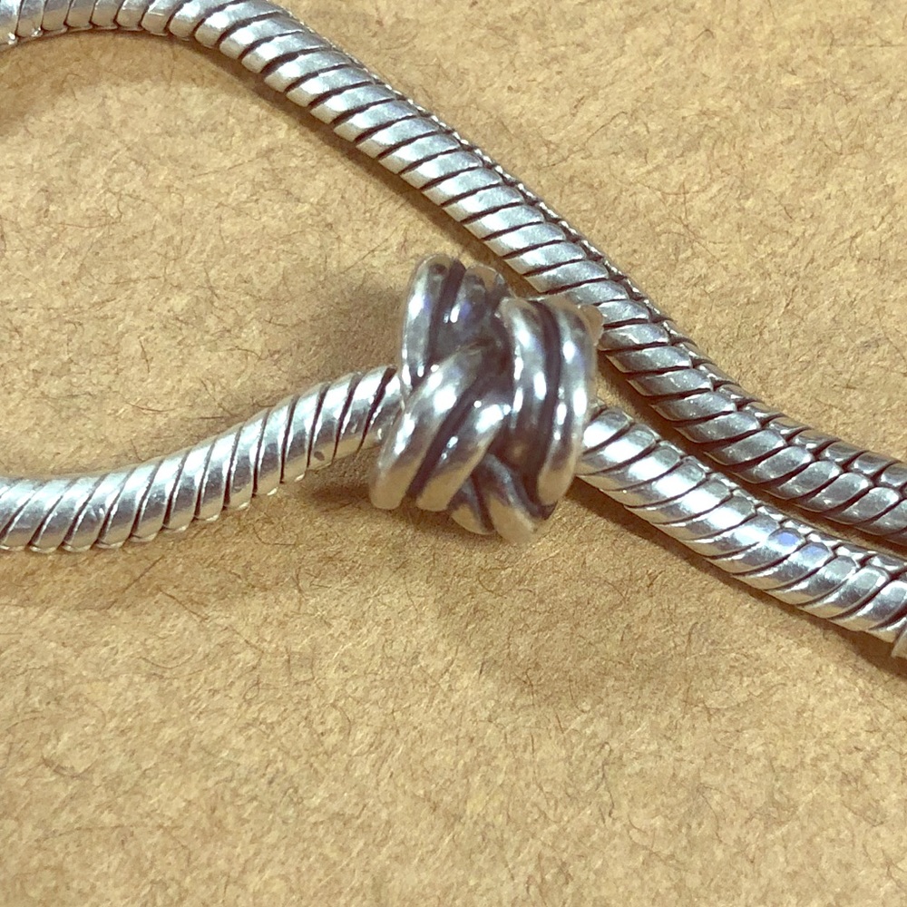 Sterling Silver Pandora Knot Charm